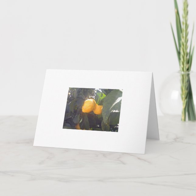 Zitronen? Karte (Vorderseite)