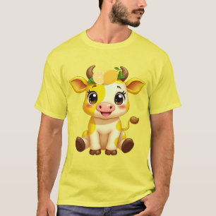 Zitronen-Kuh-Pullover   Kawaii-Limonaden-Milch-Swe T-Shirt