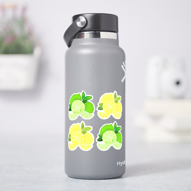 Zitronen Limon| Zitronen Limone Scheiben Sonnige Z Aufkleber (HydroFlask)