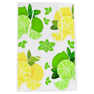Zitronen Limon Zitronen Limone Scheiben Sonnige Z Mittlere Geschenktüte
