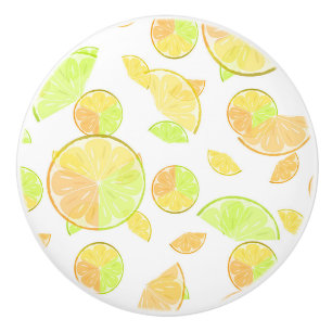 Zitronen Limone Orangenscheiben Zitrusfruchtart Keramikknauf