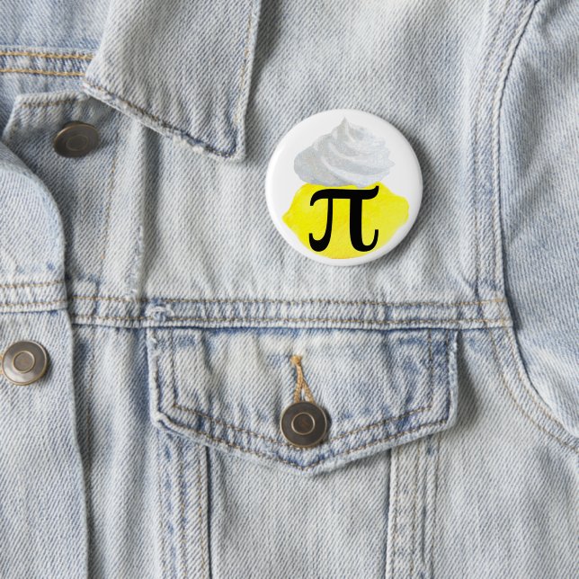 Zitronen-Meringue-Pi-Knopf Button (Beispiel)