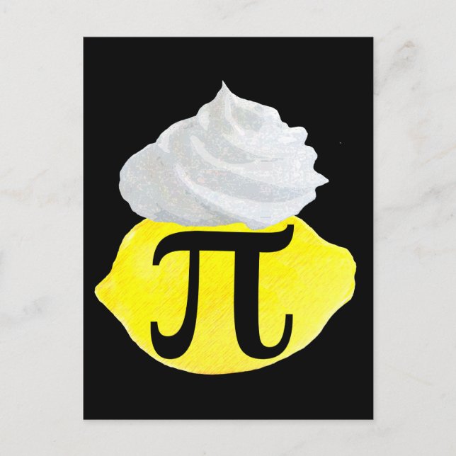 Zitronen-Meringue-Pi Postkarte (Vorderseite)