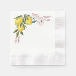 Zitronen-Papier-Serviette Serviette