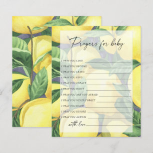 Zitronen - Party   Gebete für Babyspiel