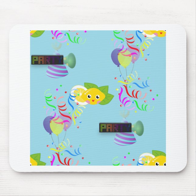 Zitronen-Party Mousepad (Vorne)