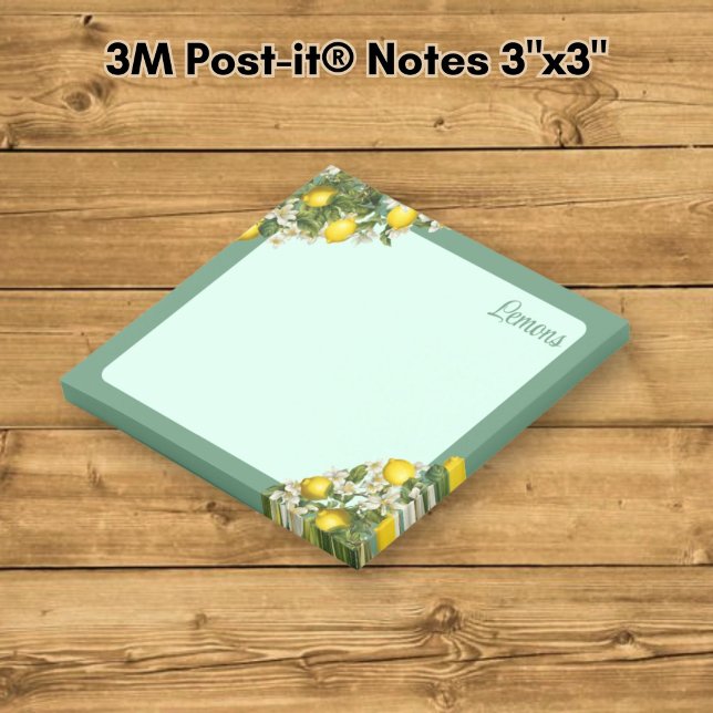 Zitronen Post-it Klebezettel (Von Creator hochgeladen)