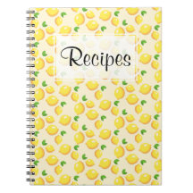 Zitronen-Rezept-Zeitschrift