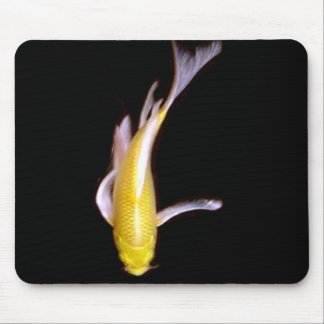 Zitronen-Schmetterling Koi Mousepad