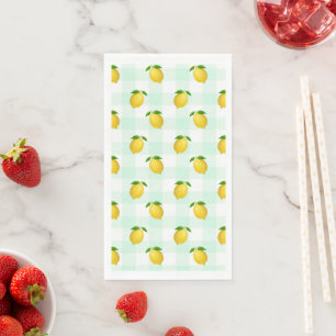 Zitronen Sommer Geburtstag Serviette