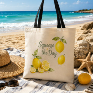 Zitronen-Tasche 'Squeeze the Day' Tasche