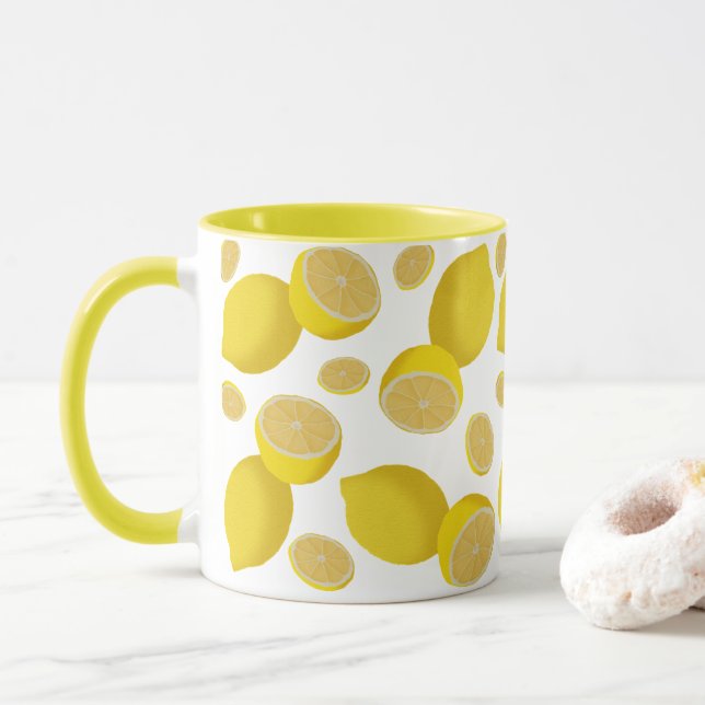 Zitronen Tasse (Mit Donut)