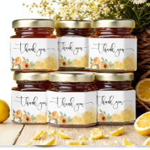 Zitronen und Blumen Brautdusche
