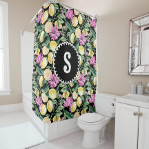 Zitronen und Blütenmuster | Citrus Monogram