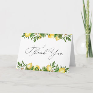 Zitronen und Grüne Vielen Dank