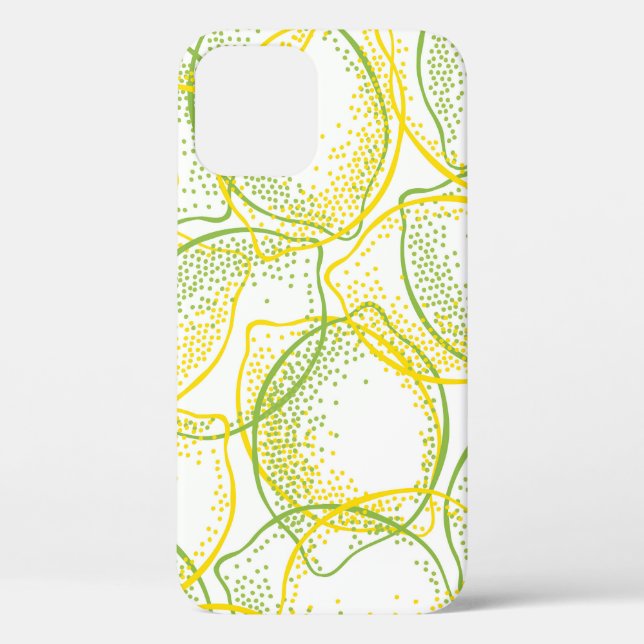 Zitronen und Limes: Neues Muster. Case-Mate iPhone Hülle (Rückseite)