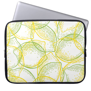 Zitronen und Limes: Neues Muster. Laptopschutzhülle