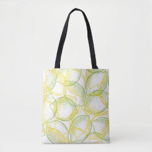 Zitronen und Limes: Neues Muster. Tasche
