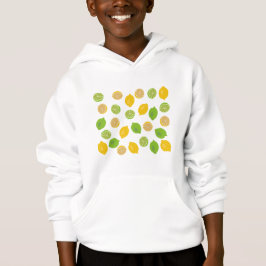 Zitronen und Limones Muster Hoodie