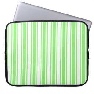 Zitronen- und Weißkerzenstreifen Laptopschutzhülle
