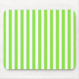 Zitronen- und Weißkerzenstreifen Mousepad