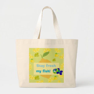 Zitronen-Vibes-Tasche Jumbo Stoffbeutel