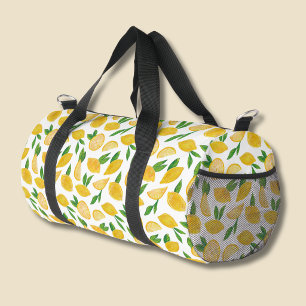 Zitronen-Zitrusfrucht-Muster Duffle Bag