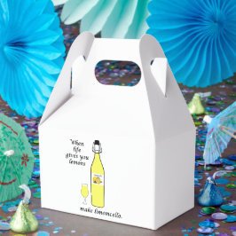 Zitronen zu Limoncello Geschenkschachtel
