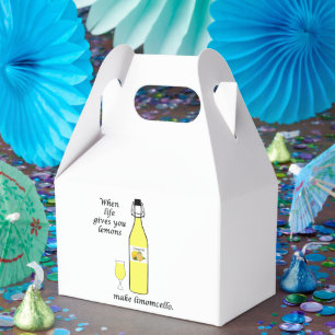 Zitronen zu Limoncello Geschenkschachtel