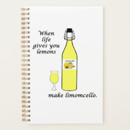 Zitronen zu Limoncello Planer