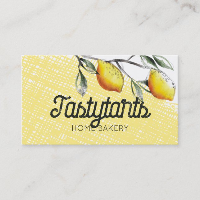 Zitronenbackerei Catering Business c.. Visitenkarte (Vorderseite)