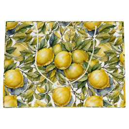 Zitronenbeutel Große Geschenktüte