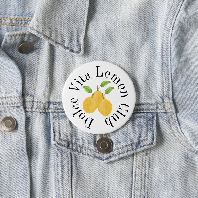 Zitronenblüten-Kollektion Button (Beispiel)