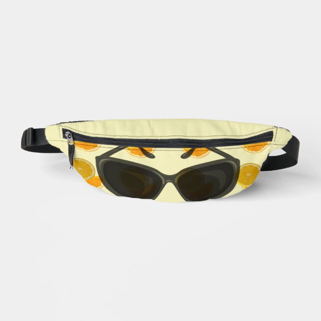 Zitronenbrille Bauchtasche (Vorderseite)