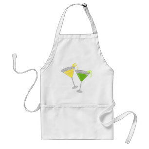 Zitronendrops und grünes Apple Martini Schürze