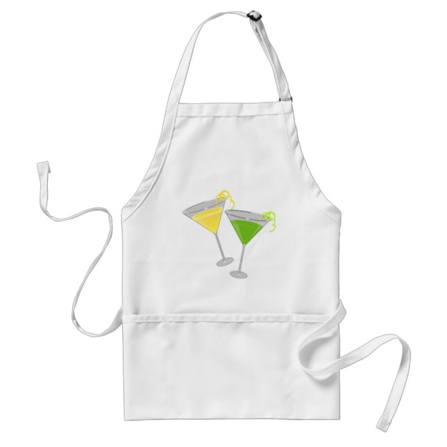 Zitronendrops und grünes Apple Martini Schürze (Vorne)