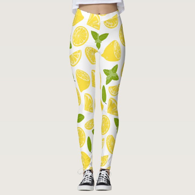 ZITRONENEFFEKT LEGGINGS (Vorderseite)