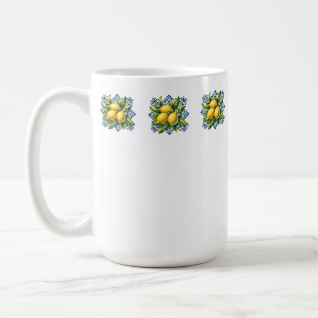 Zitronenfliese Kaffeetasse (Links)