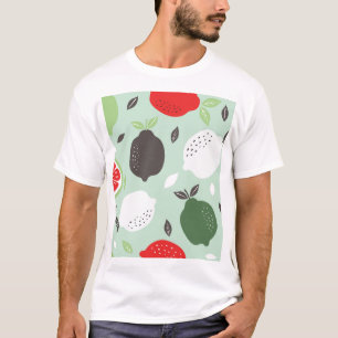 Zitronenfrüchte Vintages Tapete T-Shirt