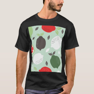 Zitronenfrüchte Vintages Tapete T-Shirt