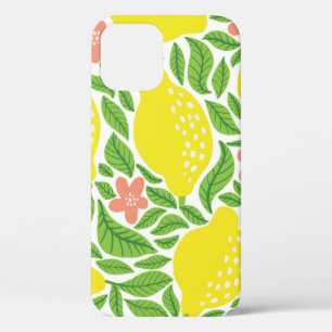 Zitronenfruchtmuster. Zitrusfrüchtepflücke Case-Mate iPhone Hülle