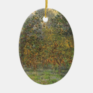 Zitronengarten in Bordighera von Claude Monet Keramik Ornament