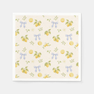 Zitronengarten mit Mäusen Serviette