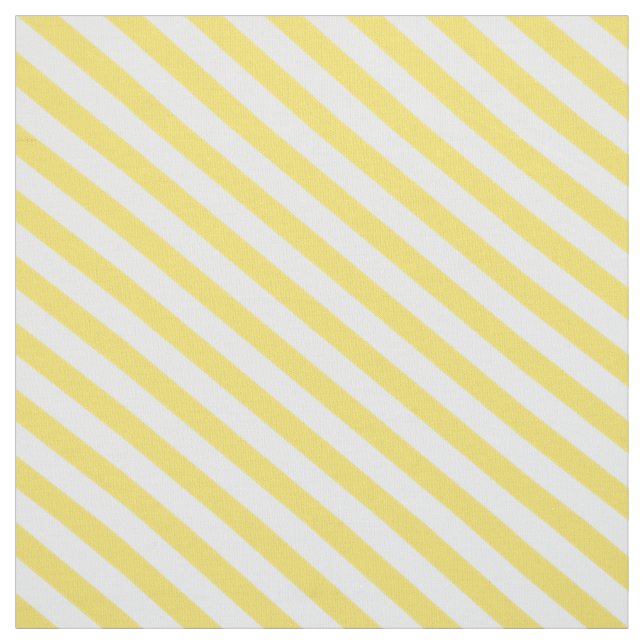 Zitronengelbe diagonale Streifen Stoff (Muster)