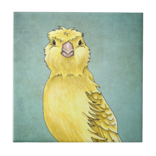 Zitronengelbe Fliese