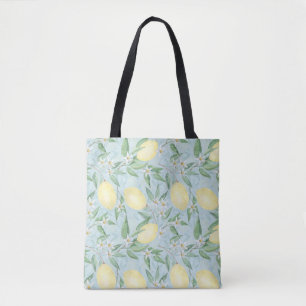 Zitronengelbe Zitrusfrüchte Tasche