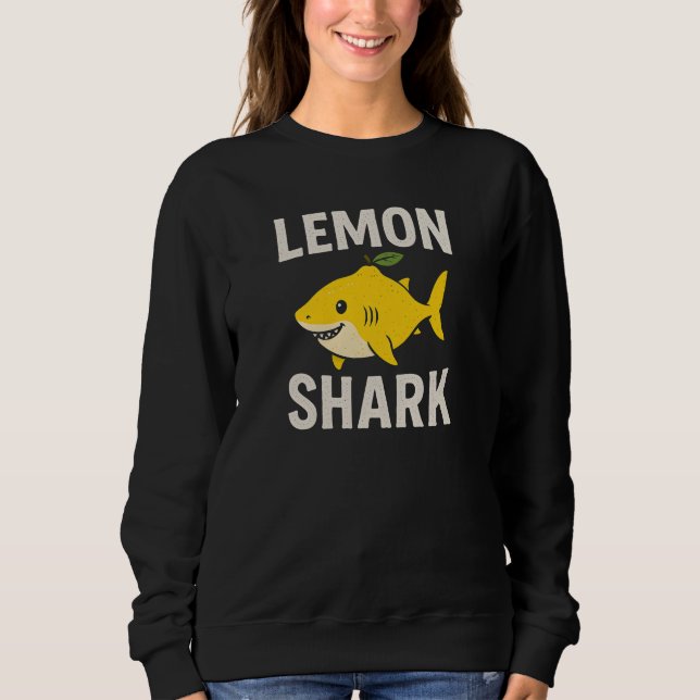 Zitronenhai  sweatshirt (Vorderseite)