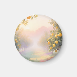 Zitronenhain-Aquarell Magnet