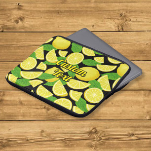 Zitronenhintergrund Laptopschutzhülle