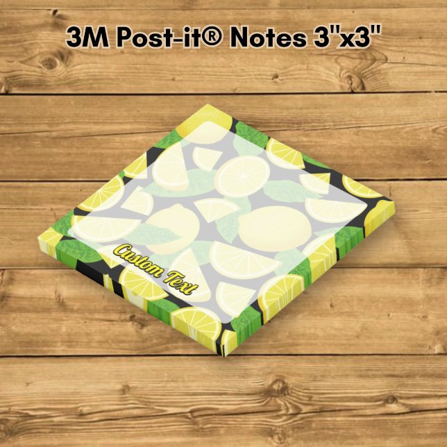 Zitronenhintergrund Post-it Klebezettel (Von Creator hochgeladen)